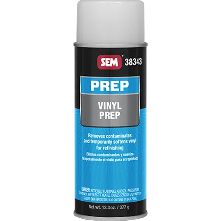 38343 – SEM PRODUCTS Paint Preparation Cleaner, Use To Remove Soil/ Wax And Grease From Vinyl Surface Spray 16 Ounce ...
